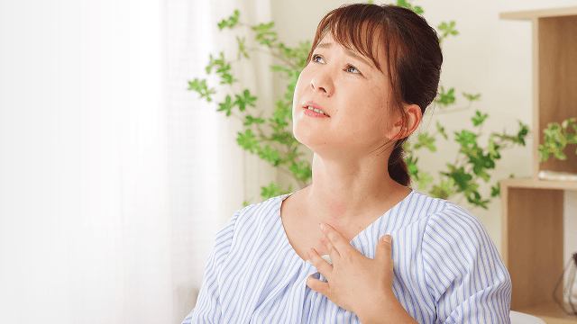 イメージ画像 気管支喘息などの症状をもつ人に起こりやすい